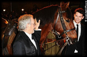 War Horse Premiere Steven Spielberg Joey Jeremy Irvine